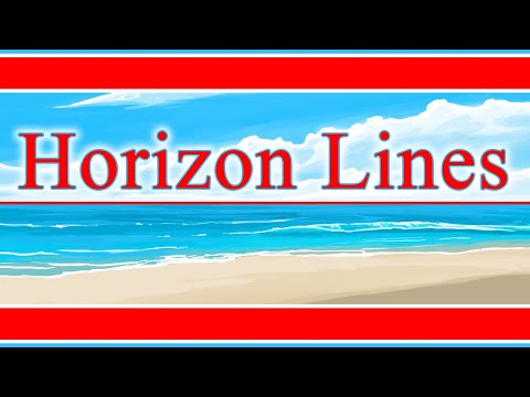 What is a horizon line/Where to put a horizon line