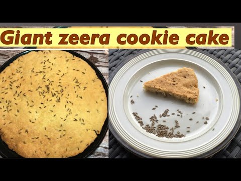 Giant Zeera Cookie Cake by Najma’s kitchen official