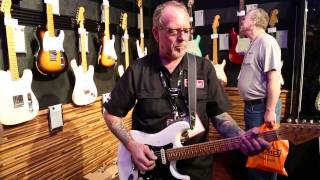Video thumbnail for Fender's New Ancho Poblano Pickups w/ Mike Lewis •  NAMM 2015 by Wildwood Guitars