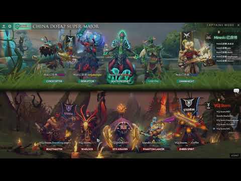Mineski vs VGJ.Storm Game 3 | China Dota 2 Supermajor Group Stage Day 2