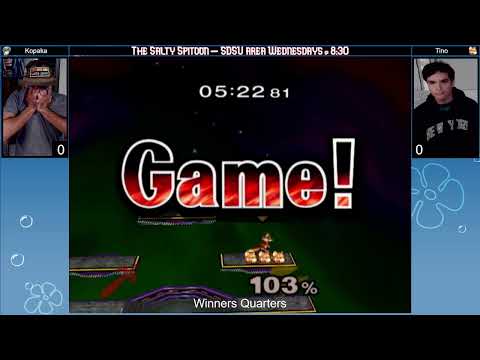 Salty Spitoon Melee #15 Winners Quarters - Kopaka (marth) vs Tino (fox)