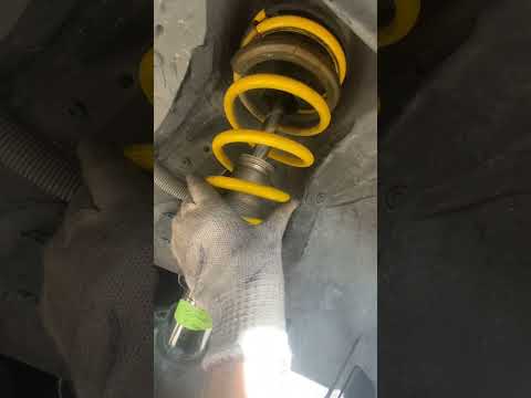 E92 xdrive KW coilover spring play when fully lowered