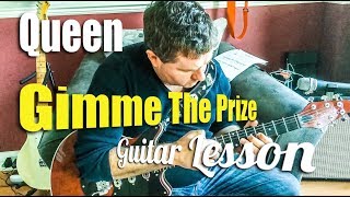 Gimme The Prize (Kurgen's Theme) - Queen - Guitar Lesson