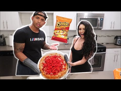 DIY HOT CHEETOS PIZZA! |Cooking with SnewJ Ep.1