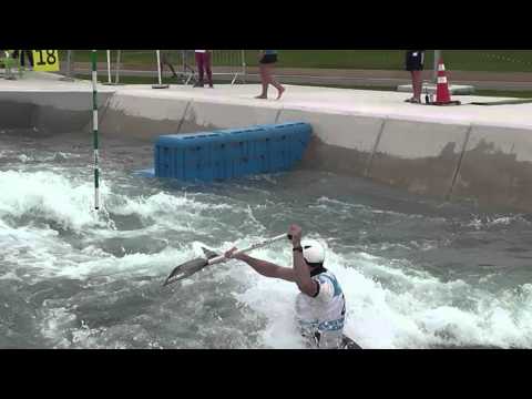David Florence (GBR) C1M Gold Olympic Canoe Slalom Test Event
