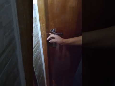 como abrir uma porta com o trinco quebrado sem estragar a porta