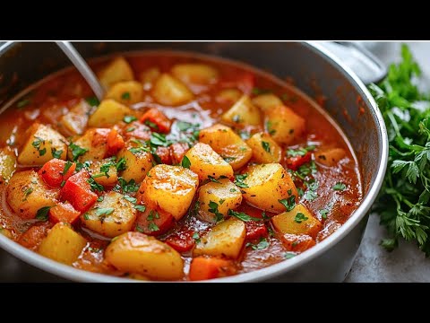 Potato goulash: with this SECRET TIP the potato dish is super quick and very tasty