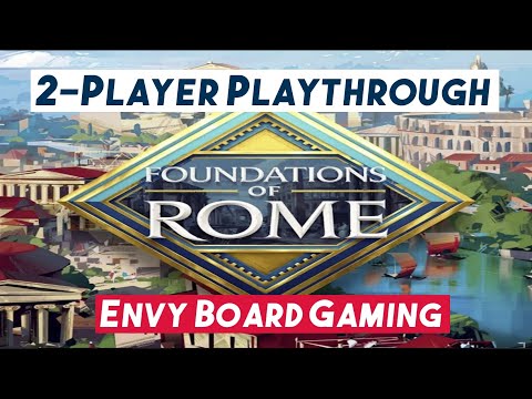 Foundations of Rome Board Game Playthrough