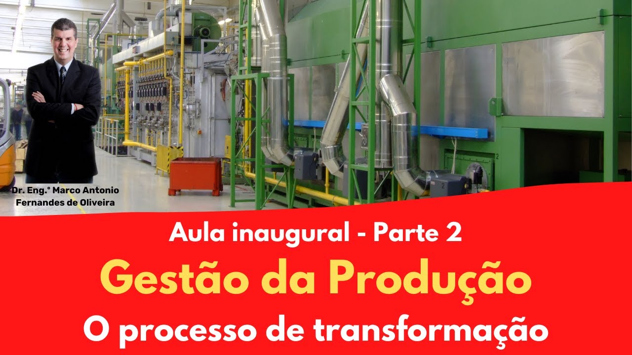 Inaugural gestão da produção 2/3 - O que é processo de transformação?