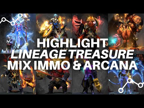 THE INTERNATIONAL 2021 LINEAGE TREASURE MIX SET WITH IMMORTALS AND ARCANA - DOTA2 INDONESIA