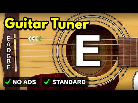 Guitar Tuner - Tune Standard Guitar Online - E A D G B E