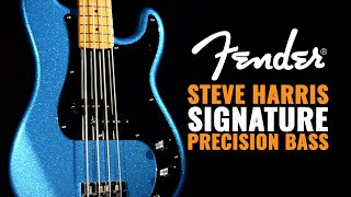 Video thumbnail for Fender Steve Harris (of Iron Maiden) Signature Precision Bass | CME Gear Demo | Marc Najjar by Chicago Music Exchange
