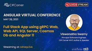 Full Stack App using gRPC Web, Web API, SQL Server, Cosmos Db - Angular Virtual Conference 2021