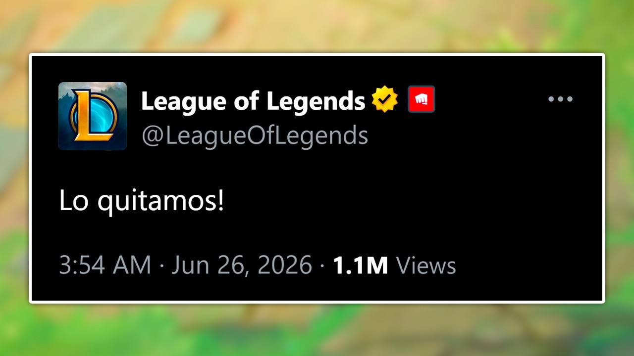 Riot se ha ARREPENTIDO de esta decisión