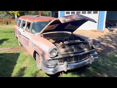 Thumbnail for ‘56 Ford Country Sedan wagon. IT BEGINS!!! by Ford Country Sedan