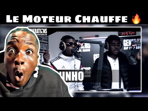 American Reaction To Ninho - Mal Luné (Live des studios de Generations) (LYRICS)