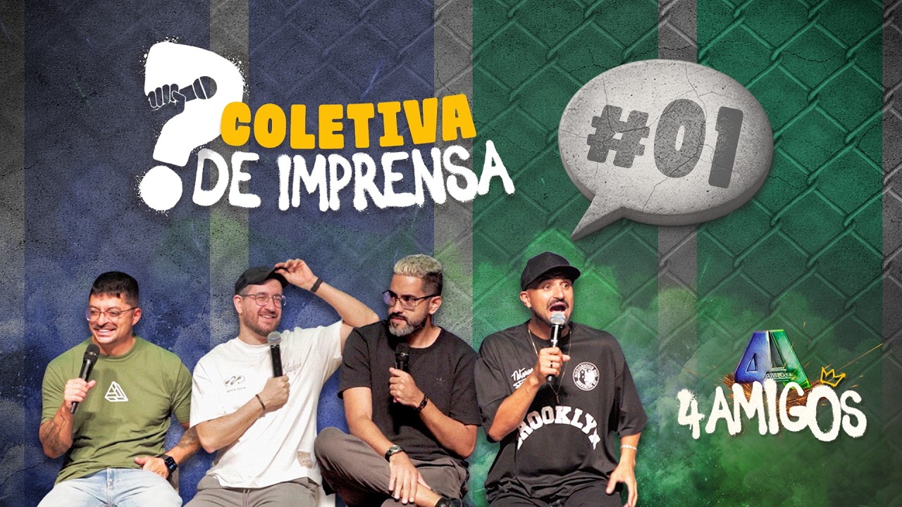 COLETIVA DE IMPRENSA #01 - 4AMIGOS