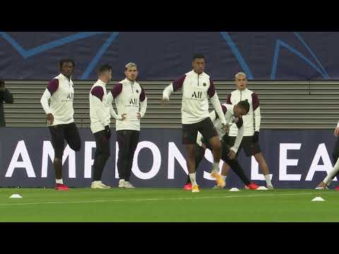 ENTRAINEMENT VEILLE DE MATCH LEIPZIG - PSG LIGUE DES CHAMPIONS