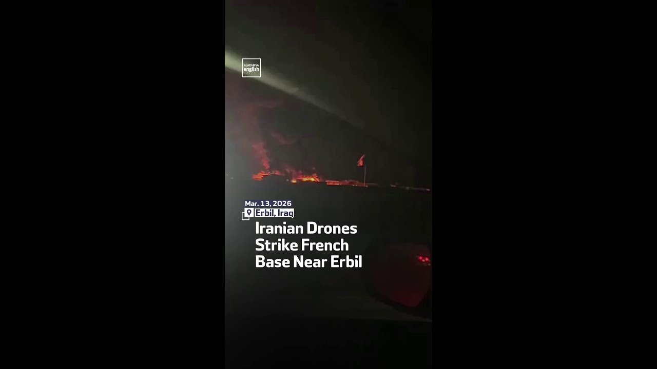 Video | Iranian Drones Strike French Base Near Erbil