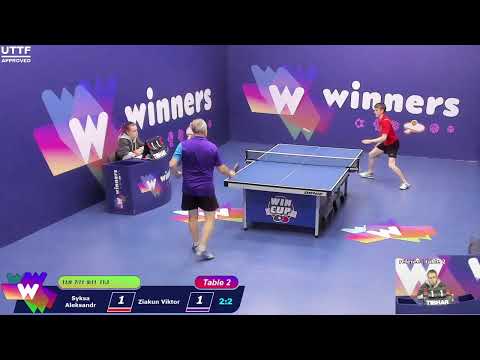 WINners CUP table 2  28.11 Syksa Aleksandr - Ziakun Viktor 19:00