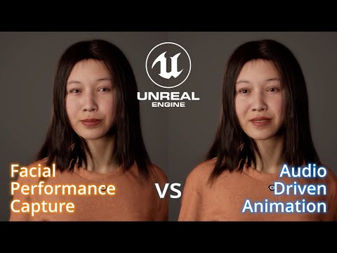 MetaHuman Facial Performance Capture vs Audio Driven Animation in Unreal Engine 5.6