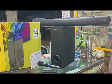 Thumbnail for Zebronics soundbar zeb juke bar 4120| Virtul 5.1 |wired subwoofer| wirless mic | dual drivers