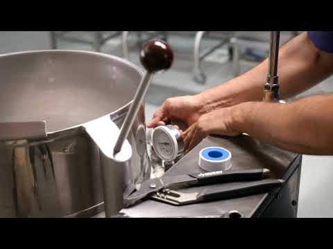 How to Replace a Groen TDB-7 Series Steam Kettle Pressure Gauge