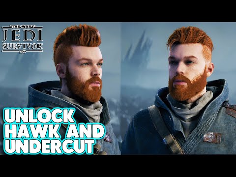 Star Wars : Jedi Survivor - How to Unlock HAWK , UNDERCUT and other Hairstyles