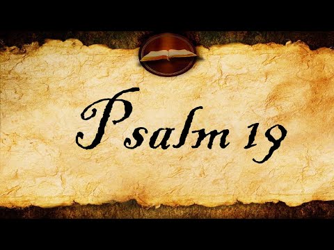 Psalm 19 | KJV Audio (With Text)