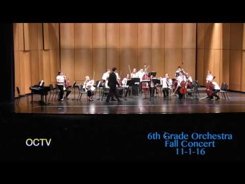 6th Grade Orchestra Fall Concert: 11-1-16