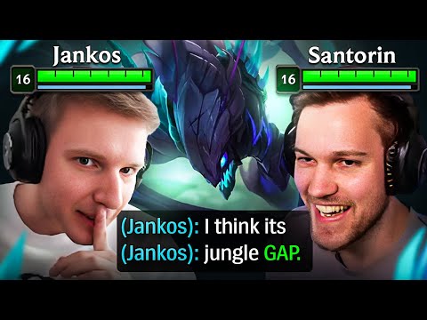 Jankos and Santorin Who's better at Khazix Jungle?
