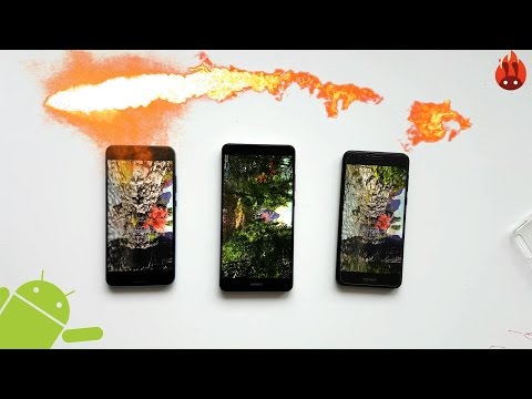 Huawei Mate 9 vs. Huawei P10 vs. Honor 8 - Antutu Thermal Throttling Benchmark Test!