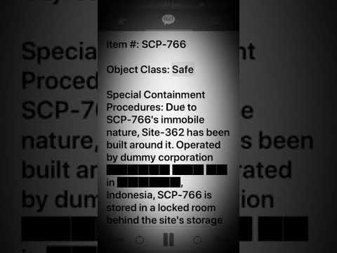 Scp 766 Human-Shaped Anomaly in Space