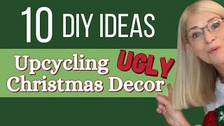 Can These Be Saved? 10 Thrift Flips of Old, Ugly, and Broken Christmas Decor!