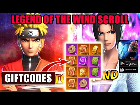Legend Of The Wind Scroll & 4 Giftcodes - How to Redeem Code Naruto Idle RPG Android Game