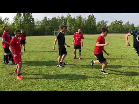 Training bei den Fußballern von Roter Stern Halle
