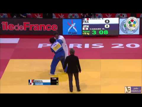 Judo 2014 Grand Slam Paris: Andeol (FRA) - Yamabe (JPN) [+78kg] final