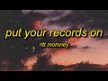 Ritt Momney - Put Your Records On (Lyrics) | girl put your records on tell me your favorite song