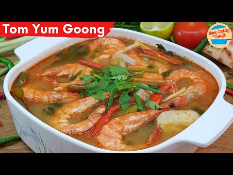 Tom yum soup with prawns video thumbnail