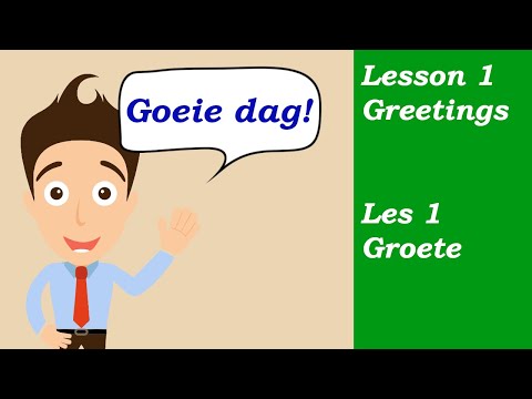 Learn Afrikaans for Beginners | Greetings | Groete | Lesson 1