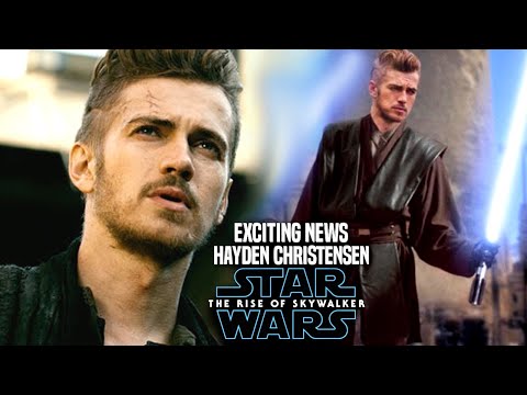 The Rise Of Skywalker Hayden Christensen Exciting News Revealed! (Star Wars Episode 9)
