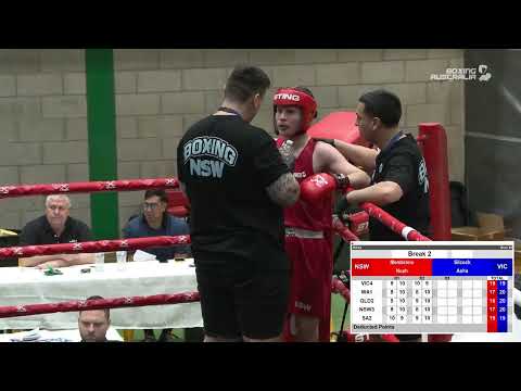 Bout 82 – Junior Boys (J54 kg) – Noah Membreno vs Asha Silcock