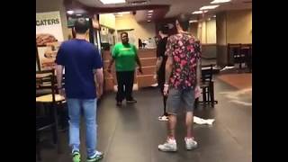 SUBWAY EMPLOYEE GONE WILD !!!!