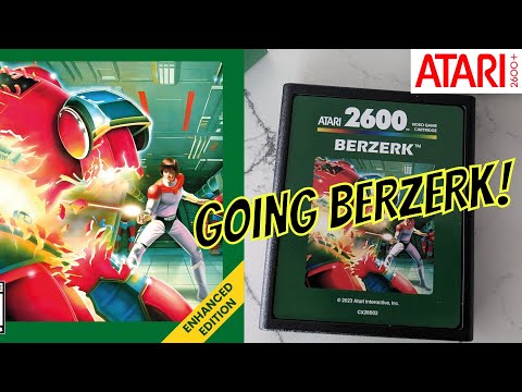 Berzerk Enhanced Edition for the Atari 2600+ (Gameplay and Commentary)