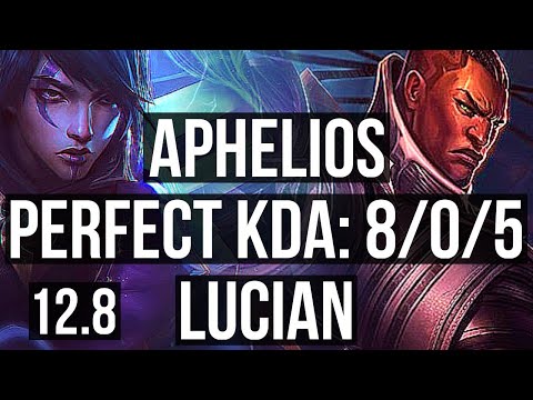 APHELIOS & Thresh vs LUCIAN & Nami (ADC) | 8/0/5, Legendary, 500+ games | EUW Diamond | 12.8