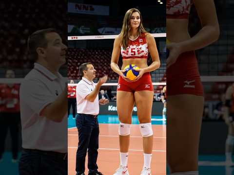 10ft Volleyball Player😍 #shorts#tallwoman #dance #tallgirlfriend#heightdifference #volleyball