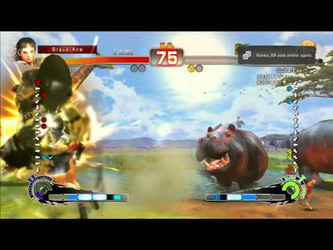 JuanGuitar1689(Sakura) VS [SOA]GuitarExx(Gouken) SSF4 AE 2012 PSN