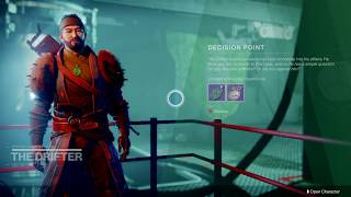 Stand With The Vanguard - The Snitch (Drifter Decision Point - Destiny 2)