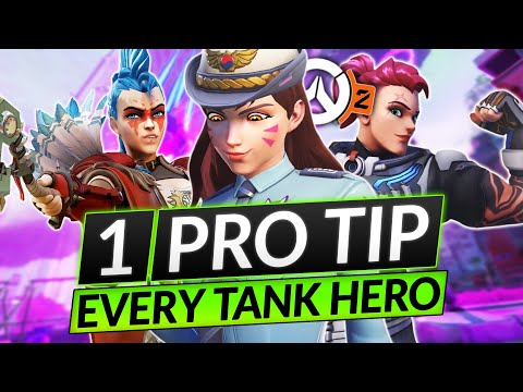 1 BEST TIP for EVERY TANK HERO - INSTANTLY IMPROVE - Overwatch 2 Guide