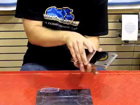 Kuryakyn License Plate Frame and Backing Plate Complete Set Motorcycle KY-9166 9166